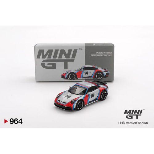 Mini GT Porsche 911 Dakar Ice Grey Metallic