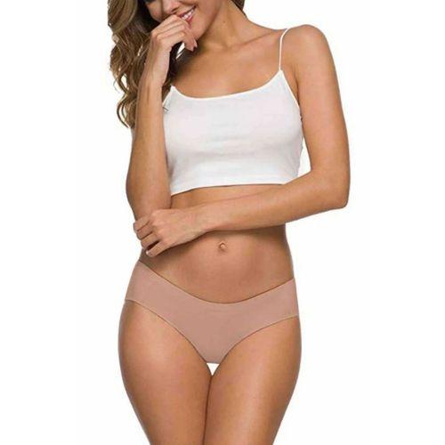 4 Adet Kadın Dikişsiz Lazer Kesim Esnek İz yapmayan Külot S2