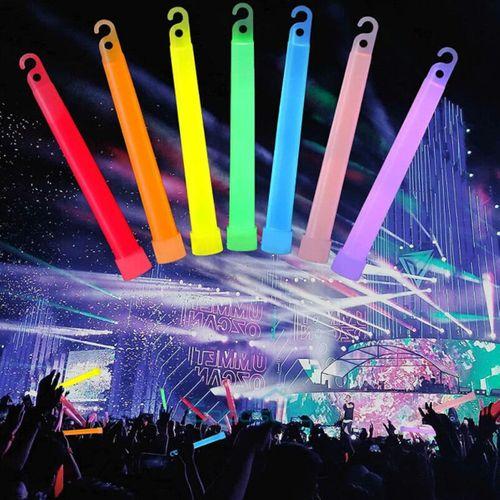 Karanlıkta Yanan Asılabilir İp Aparatlı Glow Kolye Glow Lamba 6 Adet 6 Renk 15 Cm - Lisinya
