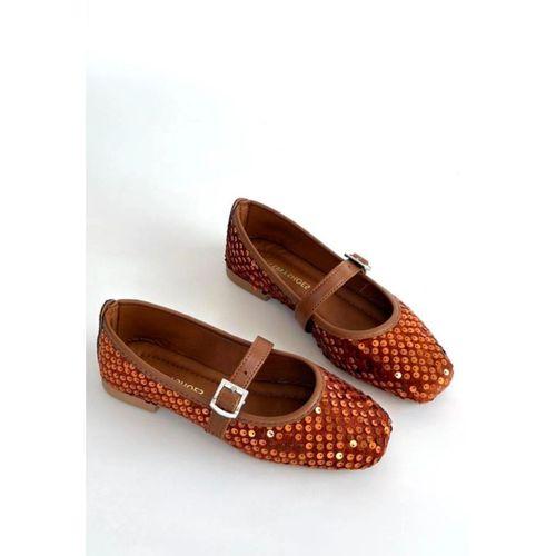 Moden Taba Süet Babet Ayakkabı