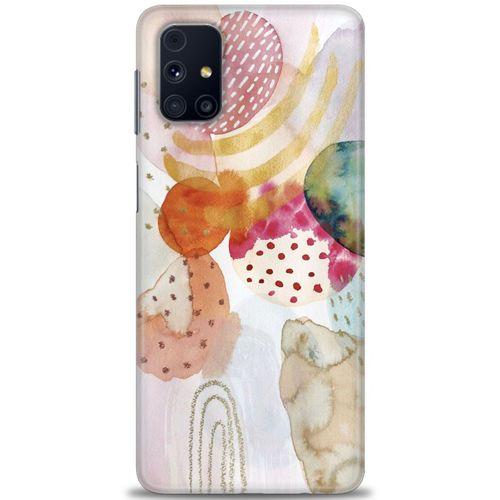 Samsung Galaxy M51 Kılıf HD Baskılı Kılıf - Sanatsal Çalışma + Tam Ekran Koruyucu