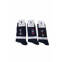 Hasbal Erkek Çorap Baklava Dilimi Desenli 12 Adet