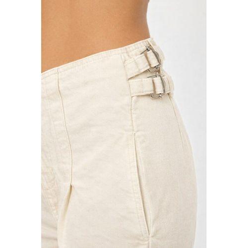 ÖZEL KOLEKSİYON YAN TOKALI YÜKSEK BEL DENİM PANTOLON (1046-2)