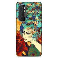 Lopard Xiaomi Mi Note 10 Lite Uyumlu Kılıf Sürreal Yüzler ♀ (21) Koruyucu Kapak Baskılı