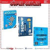 8.Sınıf Arı Günay ve Ankara Yayınları Matematik Soru Bankası Seti 3 Kitap