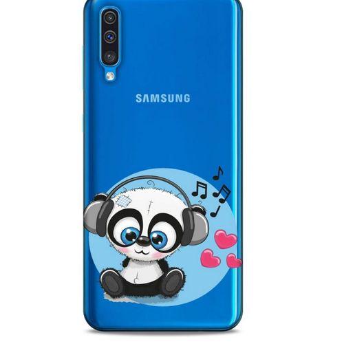 Zoologix (74) Samsung Galaxy A21s Şeffaf Kılıf Silikon Desenli
