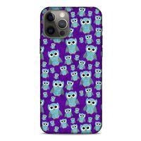 Baykuşlar (3) Desenli Silikon Kapak Telefon Kabı Apple iPhone 12 Pro Kılıf