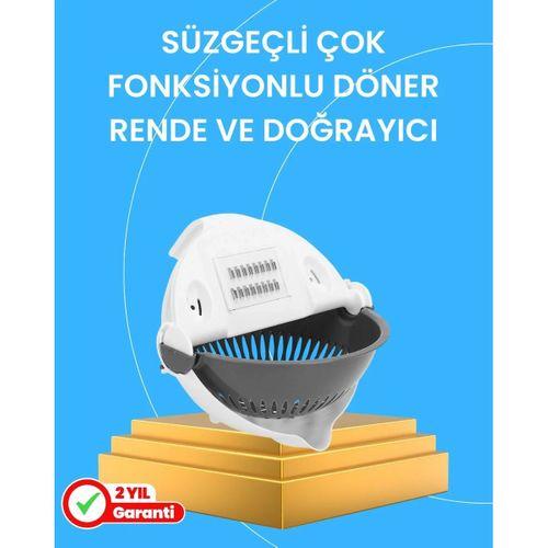 Çok Fonksiyonlu Dilimleyici Ve Süzgeçli Mutfak Atı