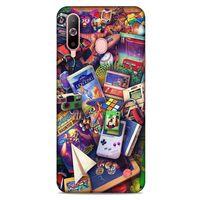 Retro (34) Desen Slim Armor Kılıf Renkli Samsung Galaxy A60 Kılıf