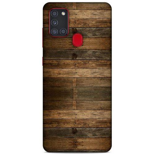 Lopard Samsung Galaxy A21s Uyumlu Kılıf Wood'X (19) Kılıfları Baskılı
