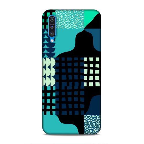 Samsung Galaxy A50 Uyumlu Kılıf Insomnia (17) Tasarım Kılıf Yeşil Lacivert