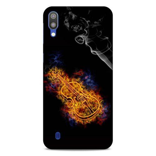 Lopard Samsung Galaxy M10 Uyumlu Kılıf FireX (8) Baskılı Kılıf Keman