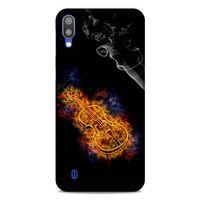 Lopard Samsung Galaxy M10 Uyumlu Kılıf FireX (8) Baskılı Kılıf Keman