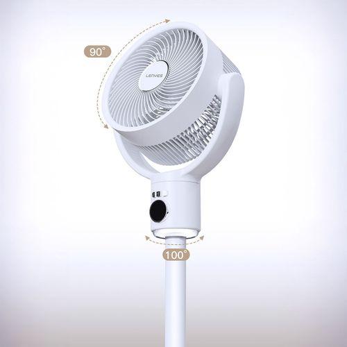 Lenyes LHF10 Dijital LED Göstergeli 5 Kademeli Uzaktan Kumandalı Uzayabilen Gövdeli 10 inç Fan