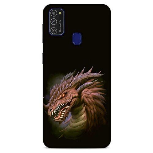 Samsung Galaxy M21 Kılıf Dragons (18) Telefon Kılıfları Kahverengi Ejderha