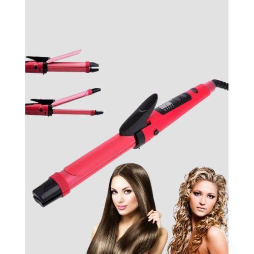 5 Kademeli Seramik Saç Düzleştirici – Düz Ve Kıvırcık Mod, 26 Mm Plaka, Profesyonel Saç Şekillendirme