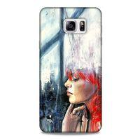 Samsung Galaxy Note 5 Kılıf Depresyon (14) Lansman Kılıf Mor Bordo