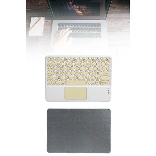 Touchpad Tüm Cihazlara Uyumlu Bluetooth Klavye Touchpad Slim Kablosuz Wifi Q Klavye