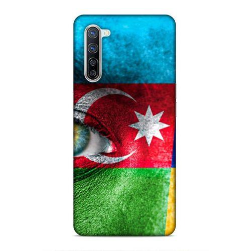 Oppo Reno 3 Pro 5g Uyumlu Kılıf Azarbaijan (42) Rugged Armor Kılıf Göz Bayrak