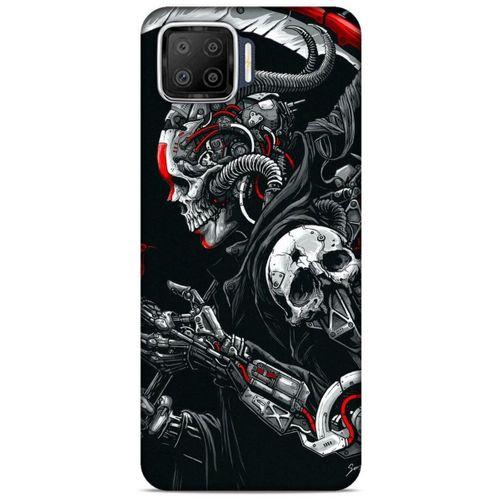 Oppo A73 Uyumlu Kılıf Motorsiklet (23) Ultra Koruma Kılıfı Kurukafa