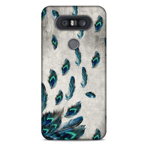 LG K41S - K51S Kılıf Desenli Özel Seri Tüyler (16) Kalın Kılıf