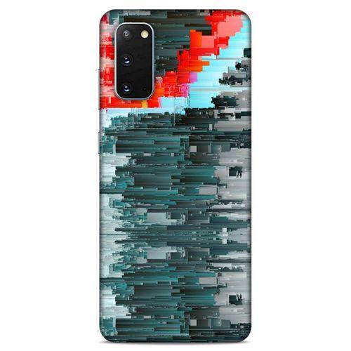 Lopard Samsung Galaxy S20 Uyumlu Kılıf PiXel (19) Kılıfları Gri Yeşil