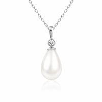 Gümüş Damla İnci Bayan Kolye