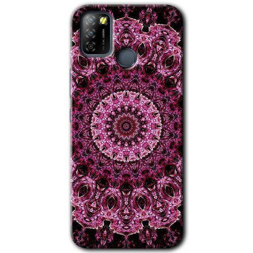 İnfinix Smart 5 Kılıf HD Desen Baskılı Arka Kapak - Mandala Patterns Kaleidoscope