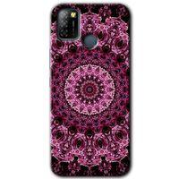 İnfinix Smart 5 Kılıf HD Desen Baskılı Arka Kapak - Mandala Patterns Kaleidoscope