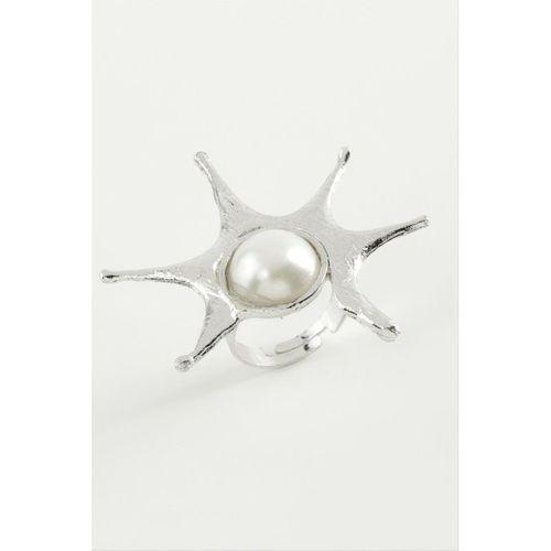 Güneş İnci Metal Yüzük