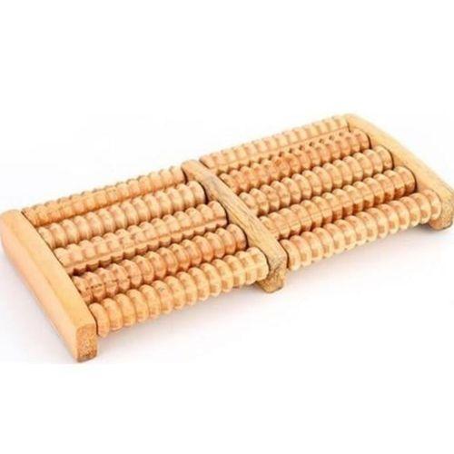 12 Silindirli Ahşap Ayak Masaj Aleti