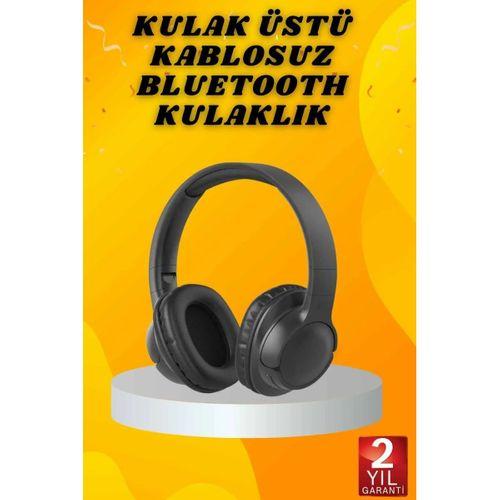 Kulak Üstü Bluetooth Kulaklık Ayarlanabiilir Uzun Pil Ömrü Kablosuz 5.0 Bluetooth