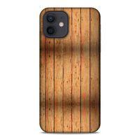 Lopard Apple iPhone 12 Uyumlu Kılıf Wood'X (11) Tam Koruma Baskılı