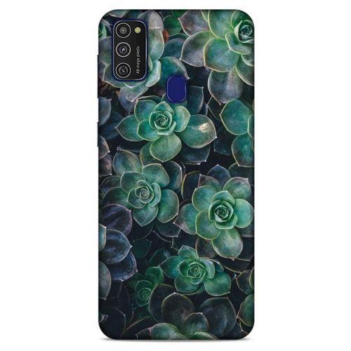 Samsung Galaxy M21 Uyumlu Kılıf Yeşil Delisi (33) Hybrid Kılıf Çay yeşil