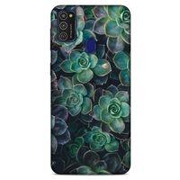 Samsung Galaxy M21 Uyumlu Kılıf Yeşil Delisi (33) Hybrid Kılıf Çay yeşil