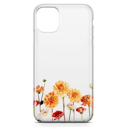 Apple iPhone 11 Kılıf Buket Çiçek Arka Kapak Koruma Desenli Full Koruyucu