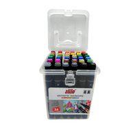 STİLO ÇİFT UÇLU PREMİUM AKRİLİK MARKER PP KUTU 36 Renk