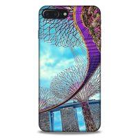 Apple Iphone 8 Plus Kılıf Dünya Mimarisi (41) Tank Kılıf Best Gardens Singapur