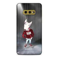 Samsung Galaxy S10e Kılıf FunnyMaX (41) Tank Kılıf Gri Bull Teriyer