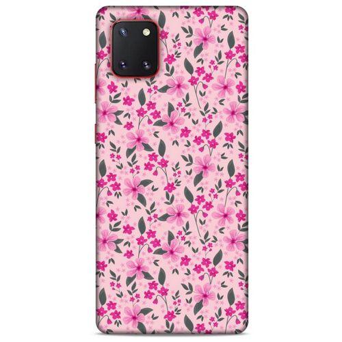 Samsung Galaxy Note 10 Lite Uyumlu Kılıf Pembe Delisi (4) Koruma Kılıfı Çiçekli