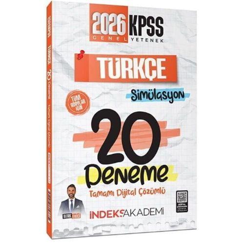 2026 KPSS Türkçe Simülasyon 20 Deneme İndeks Akademi