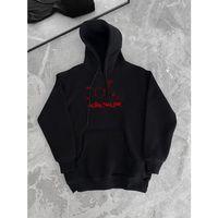 Kışlık Uzun Kol Kapüşonlu SweatShirt - Siyah