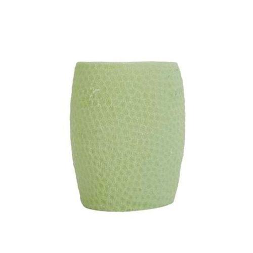 2 Adet Diş Fırçalık,Macunluk Yeşil Petek Desenli Poliresin 8X8X10Cm 400Ml Banyo Seti