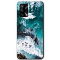 Oppo A54 Kılıf HD Desen Baskılı Arka Kapak + Temperli Cam - Deniz Kıyısı