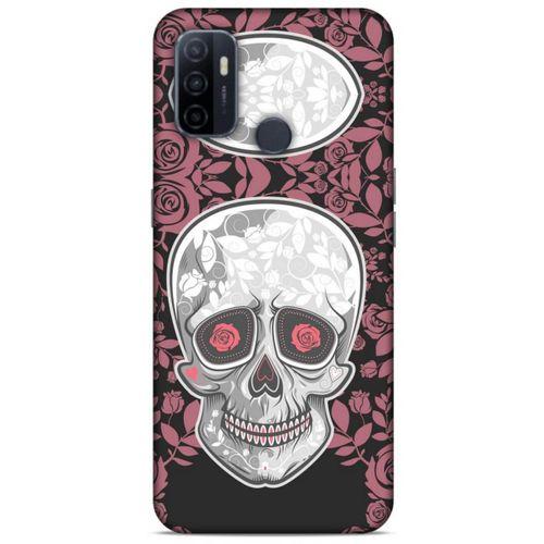 Huawei P40 Uyumlu Kılıf Pembe Delisi (36) Glitter Kılıf Kurukafa