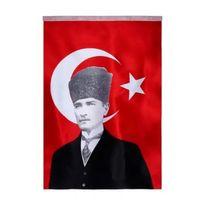 İnter Atatürklü Bayrak 70X105 Atatürklü Türk Bayrağı