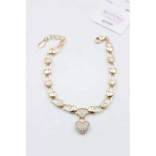 Taşlı Vip Bileklik - Rose