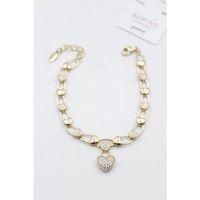 Taşlı Vip Bileklik - Rose