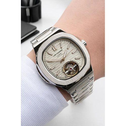 Lee Cooper Otomatik Erkek Kol Saati 50 Mt Suya Dayanıklı Çelik Kordon Bileklik Hediyeli VS.BLKT.0899