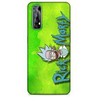 Huawei P Smart 2021 Uyumlu Kılıf Rick And Morty (12) Koruyucu Silikon Space Cruiser / Car